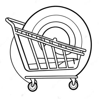 Target Inköpsvagn Målarbild | Målbutik målarbild
