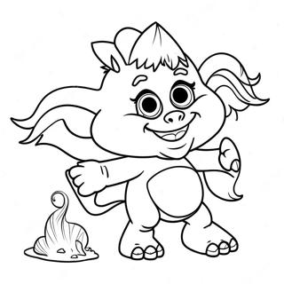 Viva Troll Målarbok | Viva Troll målarbild