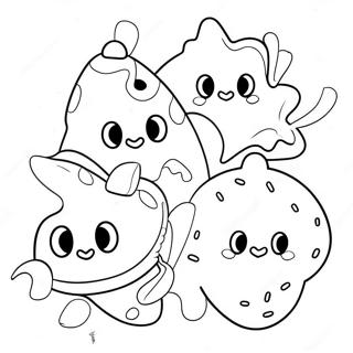 Äventyrliga Cookie Run Karaktärer Målarbok | Cookie Run Kingdom målarbild