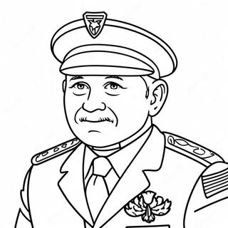 Patriotisk Veterandagen Målarbild | Veterandagen målarbild