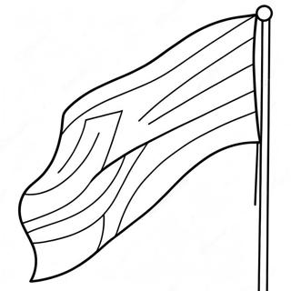 LGBTQ Pride-flagga målarbok | HBTQ målarbild