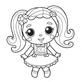 Lalaloopsy målarbok | Lalaloopsy målarbild