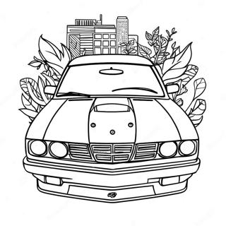 JDM bil målarbild | JDM målarbild
