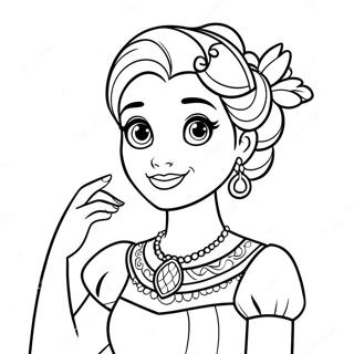 Elena från Avalor färgläggningssida | Elena av Avalor målarbild