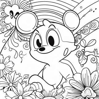 Disney Psykedelisk Målarbild | Disney Trippy målarbild