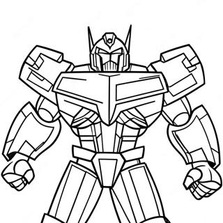 Megatron Färgläggningssida | Megatron målarbild