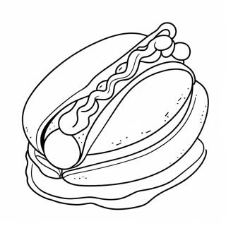 Korv Målarbild | Korv målarbild