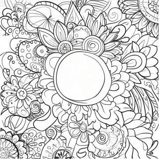 Mappomslag Färgläggningssida | Mappomslag målarbild