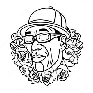 Gangsta-tatuering färgläggningssida | Gangsta Tatuering målarbild