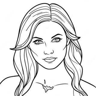 Vampire Diaries färgläggningssida | Vampyrdagböckerna målarbild