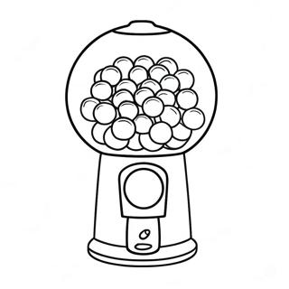 Godisautomat Målarbild | Klotter målarbild