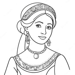 Isabella Encanto färgläggningssida | Isabella Encanto målarbild