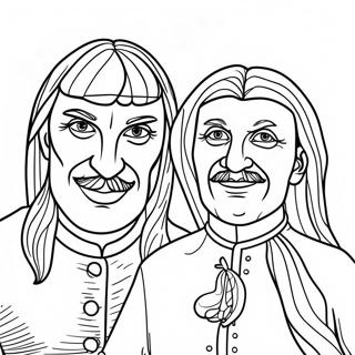 Vlad och Niki Färgläggningssida | Vlad och Niki målarbild