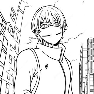 Tokyo Ghoul färgläggningssida | Tokyo Ghoul målarbild