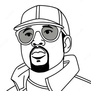 Kanye West målarbild | Kanye West målarbild