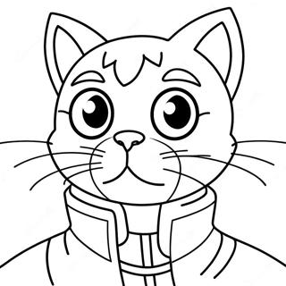 Äventyrlig Cat Noir målarbild | Katt Noir målarbild