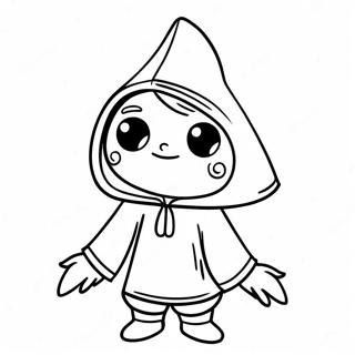 Little Nightmares karaktär målarbild | Små mardrömmar målarbild
