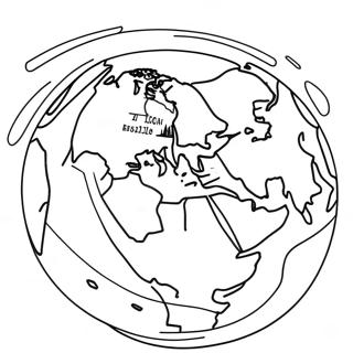 Geografi Färgläggningssida | Geografi målarbild