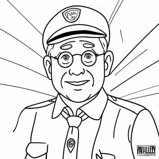Wally Darling Färgläggningssida | Wally Darling målarbild