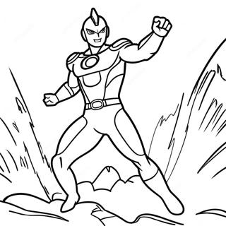 Ultraman färgläggningssida | Ultraman målarbild