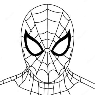 Spiderman Ansikte Målarbild | Spindelmannen Ansikte målarbild