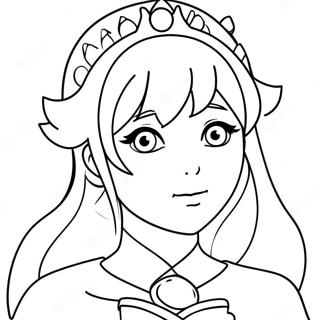 Anime Prinsessa Målarbild | Anime Prinsessa målarbild