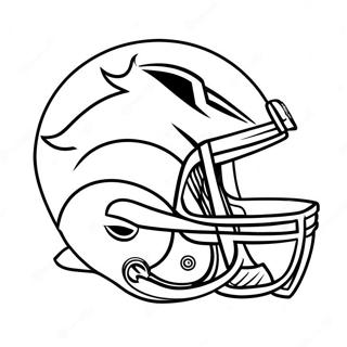 Denver Broncos Logotyp Målarbild | Denver Broncos målarbild
