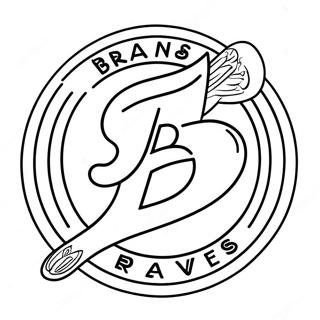 Braves Lag Logotyp Målarbild | Braves målarbild