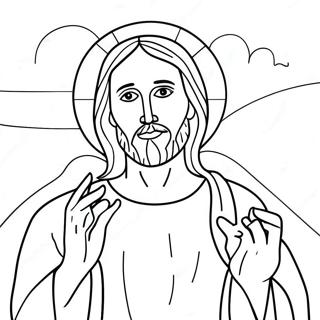 Jesus Älskar Dig Målarbild | Jesus älskar dig målarbild