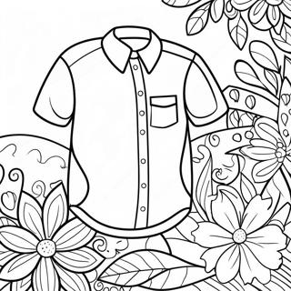 T-shirt målarbild för barn | Skjorta målarbild