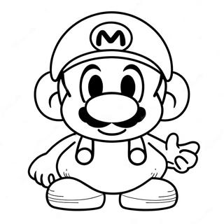 Cappy med Mario Målarbild | Cappy Mario Odyssey målarbild