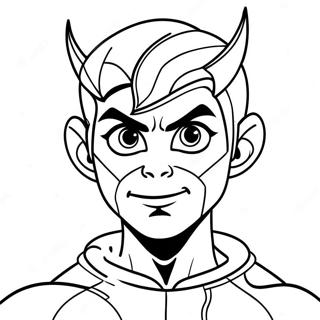 Beast Boy Målarbok | Bestpojke målarbild