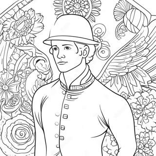 Ivan Cornejo Målarbok | Ivan Cornejo målarbild