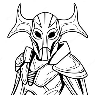 General Grievous målarbok | General Grievous målarbild