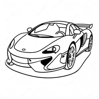 McLaren Sportbil Färgläggningssida | McLaren målarbild