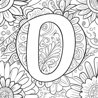Färgläggningssida med bokstaven Q | Brev Q Arbetsblad målarbild