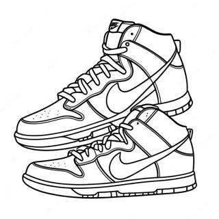 Nike Dunks Målarbild | Nike Dunks målarbild