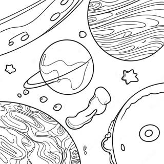 Universell Rymdscen Målarbild | Universell målarbild