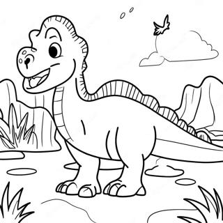 Dino ranch målarbild | Dino Ranch målarbild