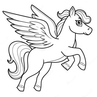Pegasus målarbild | Pegasus målarbild