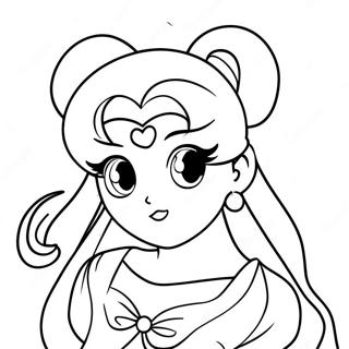 Prinsessan Serenity Sailor Moon Målarbilder