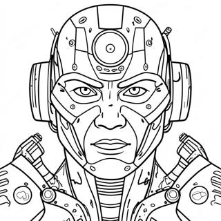 Cyborg målarbild | Cyborg målarbild