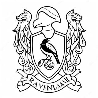 Ravenclaw husfärger målarbild | Ravenclaw målarbild