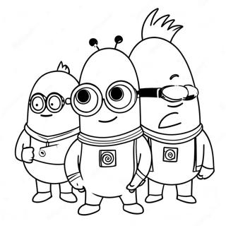 Despicable Me 3 Färgläggningssida | Despicable Me 3 målarbild