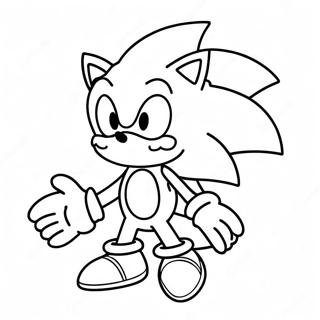 Äventyrlig Kräm Sonic Färgläggningssida | Grädde Sonic målarbild