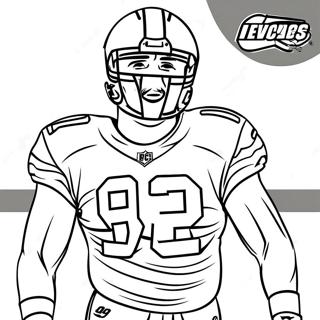Travis Kelce Målarbild | Travis Kelce målarbild