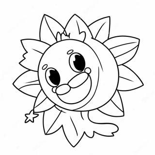 Chibi sol och måne FNAF målarbild | Sol och Måne FNAF målarbild