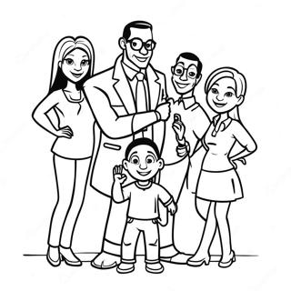 Stolt Familj Målarbild | Stolt Familj målarbild