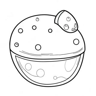 Gummiboll målarbild | Gummidroppe målarbild