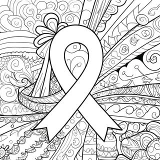 Typ 1 Diabetes Medvetenhet Band Målarbild | Typ 1 Diabetes målarbild